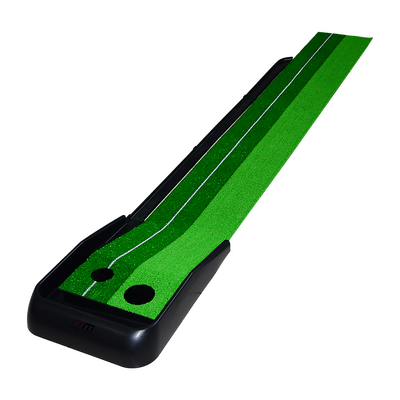 Indoor Practice Putting Green - Inclined Ball Return Mat
