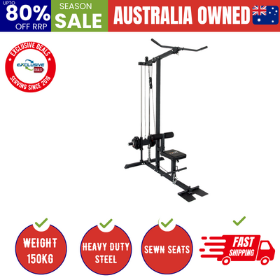 Lat PullDown Low Row Fitness Machine