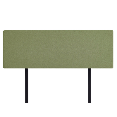 Linen Fabric King Bed Deluxe Headboard Bedhead - Olive Green