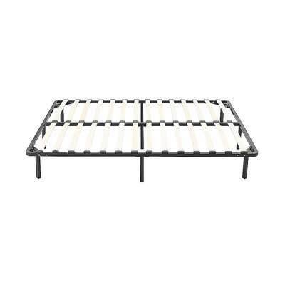 Double Metal Bed Frame Storage Design King Size
