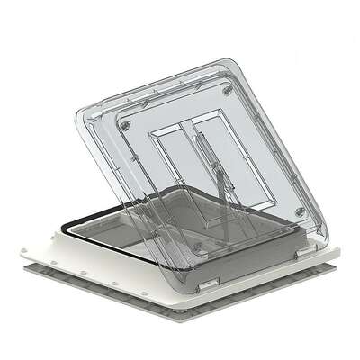 400x400mm Caravan Roof Vent Crystal Skylight | EXTG