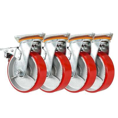 Heavy Duty Swivel Caster Wheels 6 Inch 500kg 4 Pack | EXTG