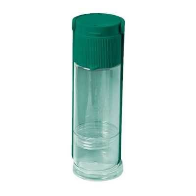 Ribbed Portable Pet Bottle In Emerald