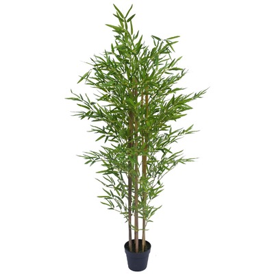 Natural Bamboo Trunk (Real Touch Leaves) 180Cm