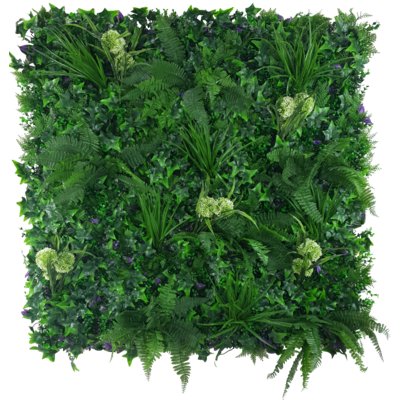Flowering Hydrangea Jungle Vertical Garden / Green Wall UV Resistant 1m x 1m