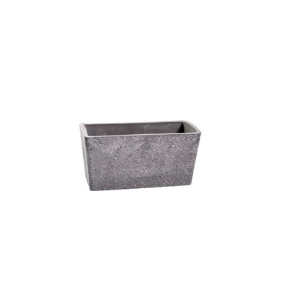 Imitation Stone Grey Rectangle Planter 27Cm