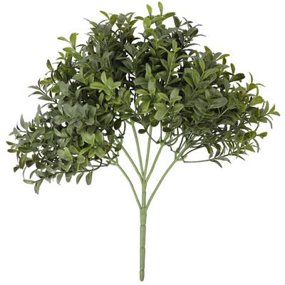 Dense Artificial Buxus Foliage 30Cm Uv Resistant