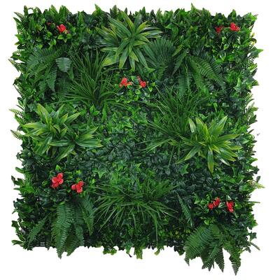 Red Rose Vertical Garden / Green Wall Uv Resistant