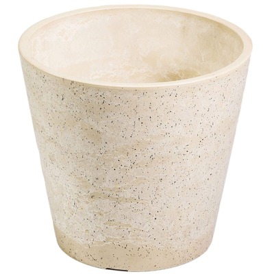 Imitation Stone (White / Cream) Pot 20Cm