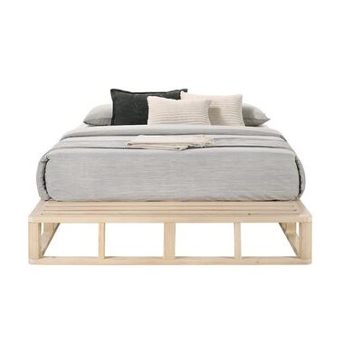 Kurt Wooden Platform Bed Frame Base Queen