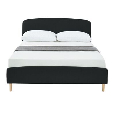 Bed Frame in Light Grey Double 