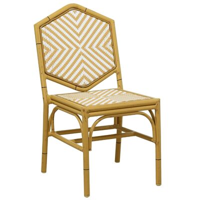 French Flair Outdoor Dining Chair Set of 2-Natural