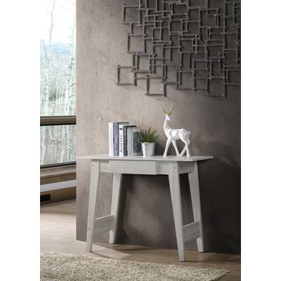 Console Hallway Table In White Oak