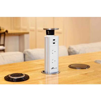 V7 - Brushed Stainless Steel White