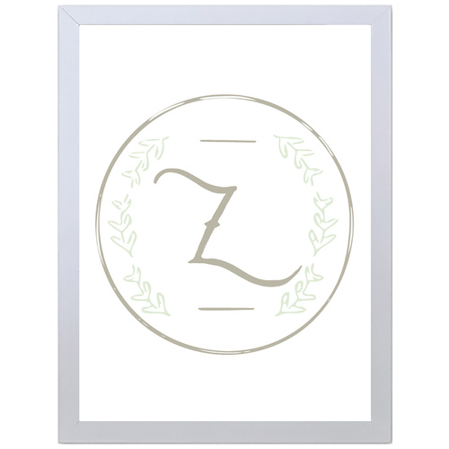 Letter Z Initial (297 x 420mm, No Frame)