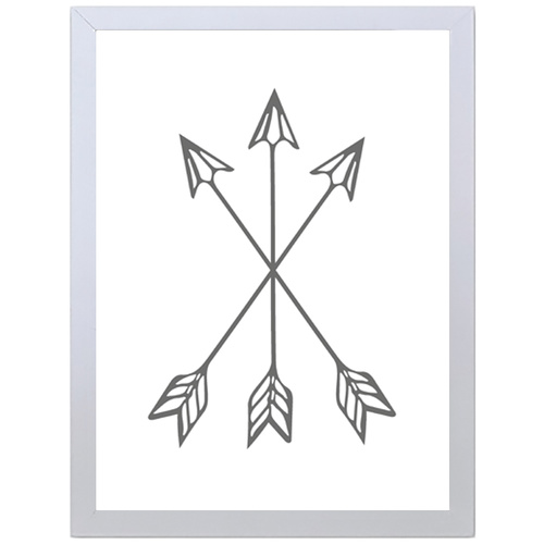 Three Crossing Arrows (297 x 420mm, No Frame)