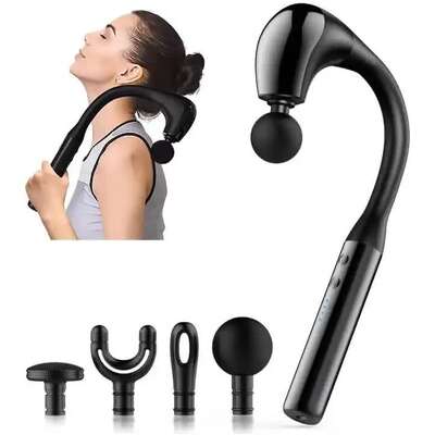 Electric Deep Tissue Massage Gun  Handheld Back and Muscle Relaxation Massager