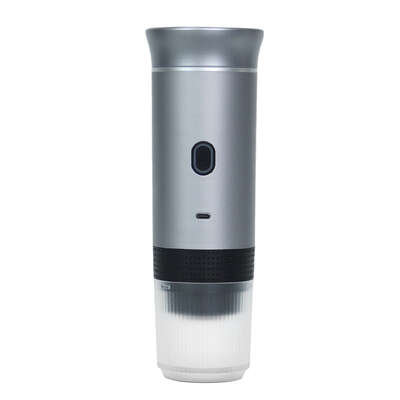Silver Portable Fully Automatic Espresso Coffee Machine - Universal 3-in-1 Capsu