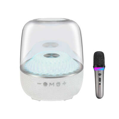 LP90 White 360° Bluetooth Home Theater Speaker - LED Light Effect, 120W Surround