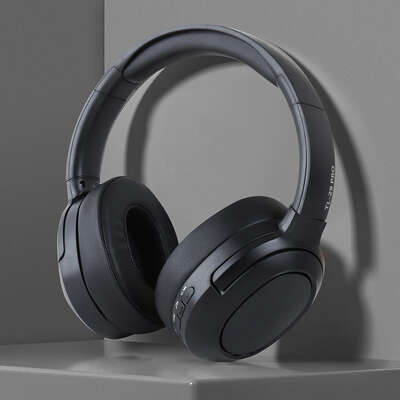 Black Tl-29 Pro Wireless & Wired Over-Ear Bluetooth Headphones Comfortable And Versatile