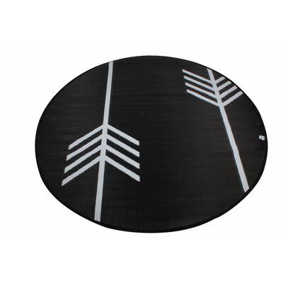 Outdoor Pp Mat Weatherproof Aarows Round Dia. 200cm