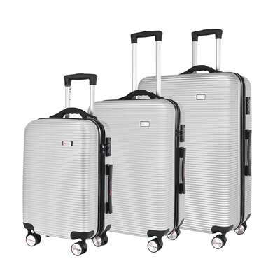 3 Pcs Luggage set 20/24/28 Digital Weighing Scale And Usb Charging Port
