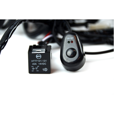 2Way Led Driving Light Wiring Loom Harness 12V 24V 40A Relay Switch