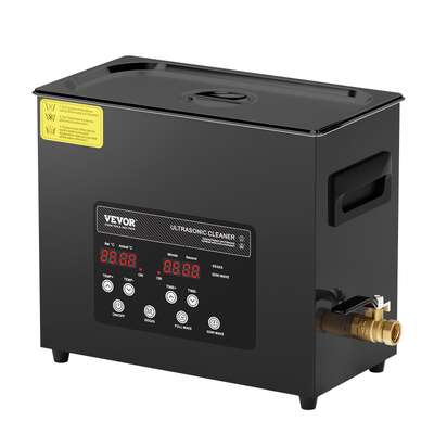 6L Ultrasonic Cleaner 180W Digital Cleaning Machine with Heater Timer