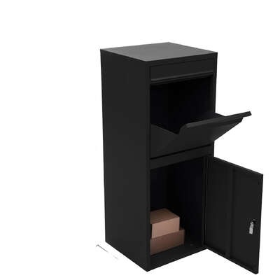Big Outdoor Mailbox Parcelbox Pillar Letterbox 410X380X1200Mm King