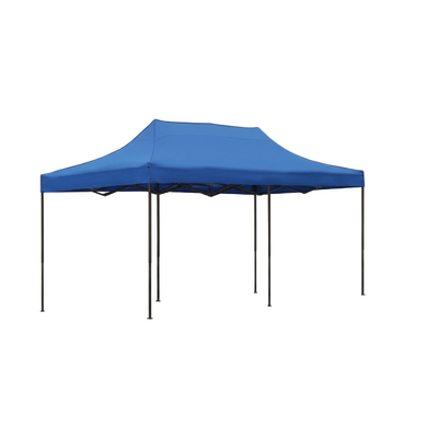 Portable Water-Resistant Gazebo 3X6 M - Blue / Without Sidewalls