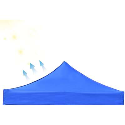 Gazebo Tent Top Cover Camping Beach Sunshade Shelter - Blue / 2X2M