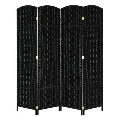 Folding Room Divider Screen Stylish Home Partition Storage Design