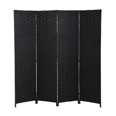 Room Divider Folding Privacy Screen Storage Design Wooden Frame