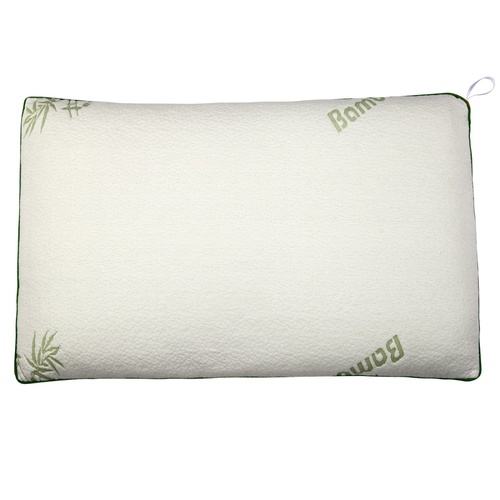 2x Polyester Bamboo Knit Bedding Pillow Washable  Queen Size