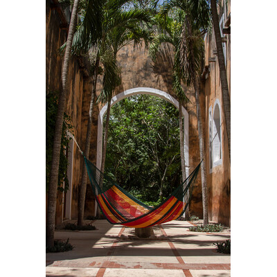 Queen Size Cotton Mexican Hammock in Imperial Colour
