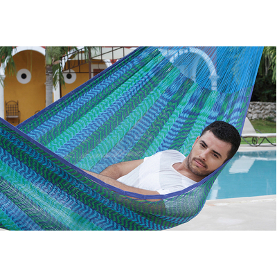 Jumbo Size Cotton Hammock in Caribe