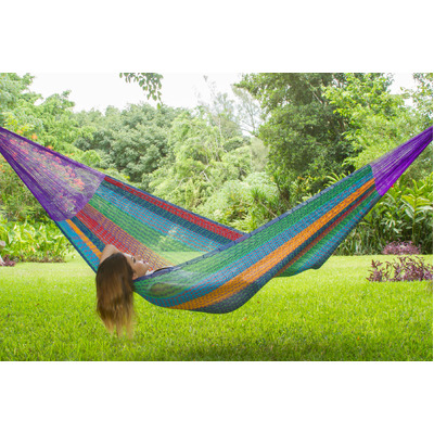 Jumbo Size Cotton Mexican Hammock in Colorina Colour