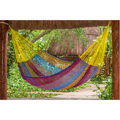 Jumbo Size Cotton Hammock in Confeti