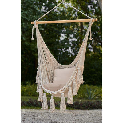 Hammock Swing Chair In Plain Cream