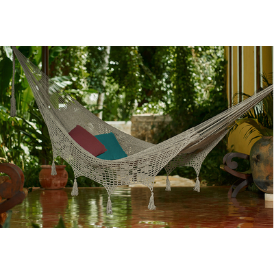 Outdoor Undercover Cotton Hammock Queen Size Dream Sands