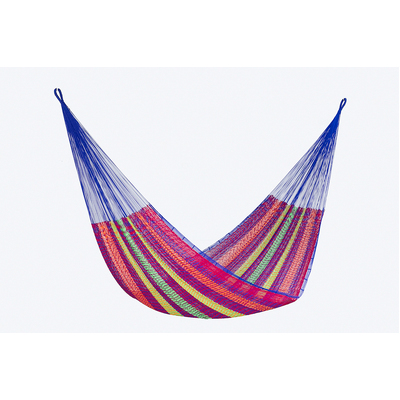 Queen Size Super Nylon Mexican Hammock in Mexicana Colour
