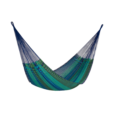  Queen Size Outdoor Cotton Mexican Hammock in Caribe Colour