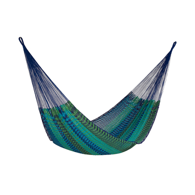  Queen Size Outdoor Cotton Mexican Hammock in Caribe Colour