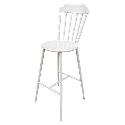 Aluminium Windsor Bar Chair Retro White Set of 2