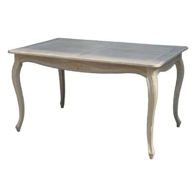 Wash White Louis XV Dinning Table