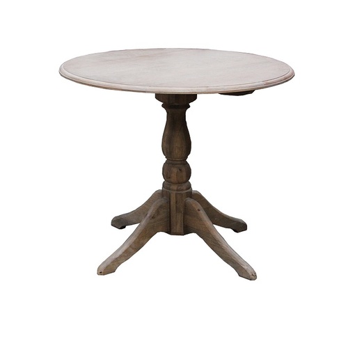 Wash White DropDown Round Table