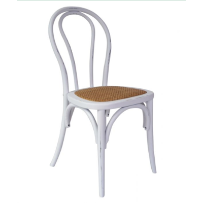 Bentwood Chair Antique White Set Of 2