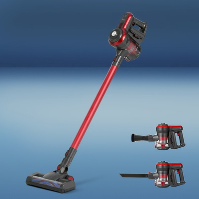 Stick Vacuum Cleaner Brushless Handstick Vac Cordless Handheld 250W Red