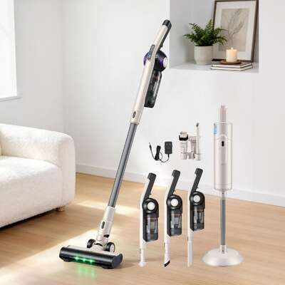 Cordless Stick Vacuum Auto-Empty Dust Station 18kPa | EXTG