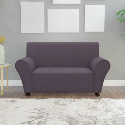 Stretch Couch Polyester Slipcover Anthracite